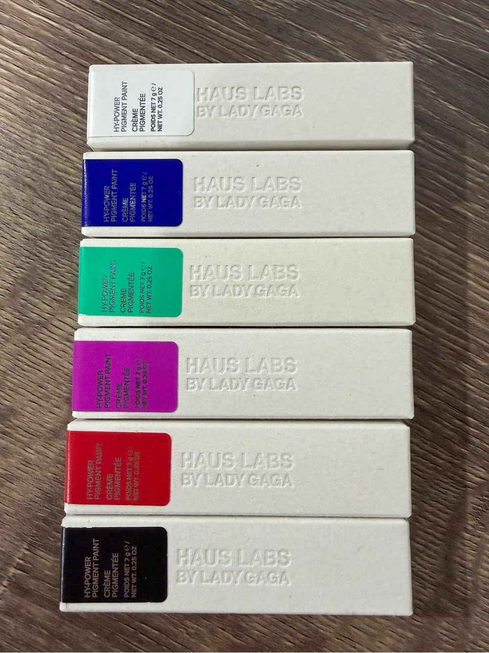 Haus Labs BUNDLE OF 6 Hy-Power Pigment Paint NEW